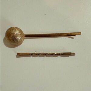 Elegant Gold Hairpin Set